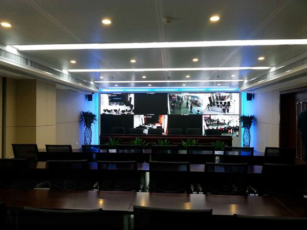 江蘇交通（tōng）運輸廳會議係統室內全彩led顯示屏