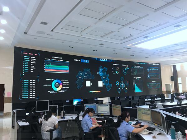 株洲公安（ān）局室內全彩led顯示屏