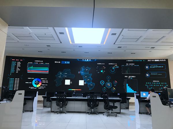 株（zhū）洲公安局室內led全彩顯示屏（píng）