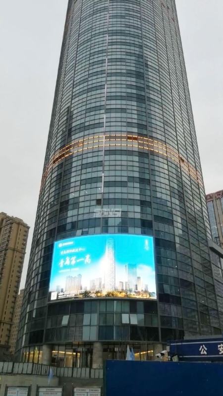 約223.8㎡ 青（qīng）島國際航運（yùn）中心LED弧形屏