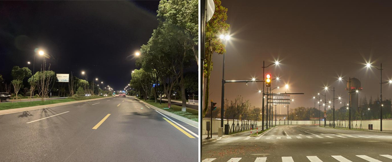 舟山海天（tiān）大道道路照明、聯（lián）虹路道路照明