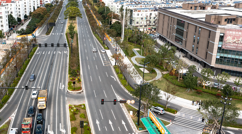 台州財富大道,三（sān）思方案,助建,智慧道路,數字（zì）之城