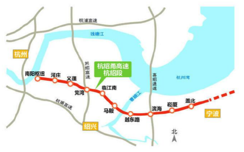 最新（xīn）,杭紹甬（yǒng）高速,杭紹段等浙,3條高速（sù）今通車,色多多AV导航,再樹標杆工程