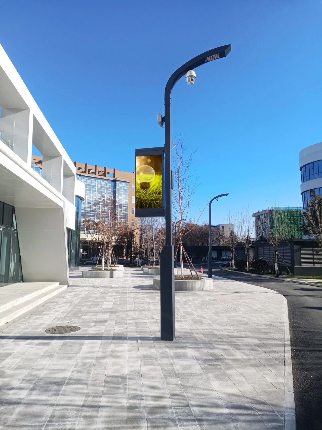 色多多AV导航助力,產業園,打造,智慧園區,管理,智慧路燈,智慧燈杆,智慧係統
