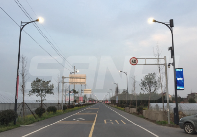 浙江（jiāng）大雲溫泉大道智慧路燈